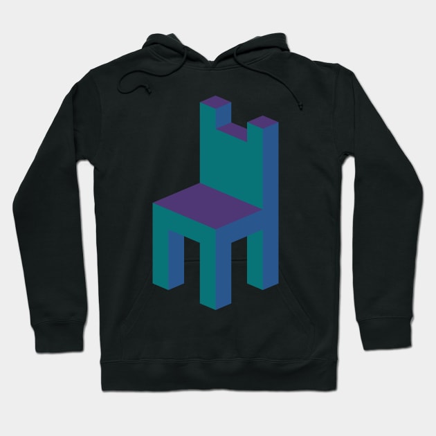 Isometric simple chair Hoodie by AdiDsgn